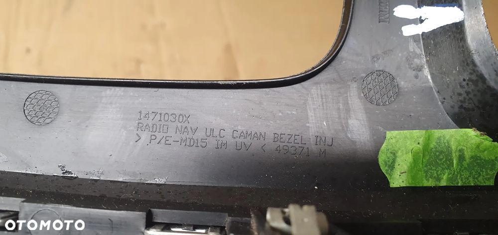 Ramka dekor radia konsoli Opel Vivaro B Trafic III 93454460 - 10