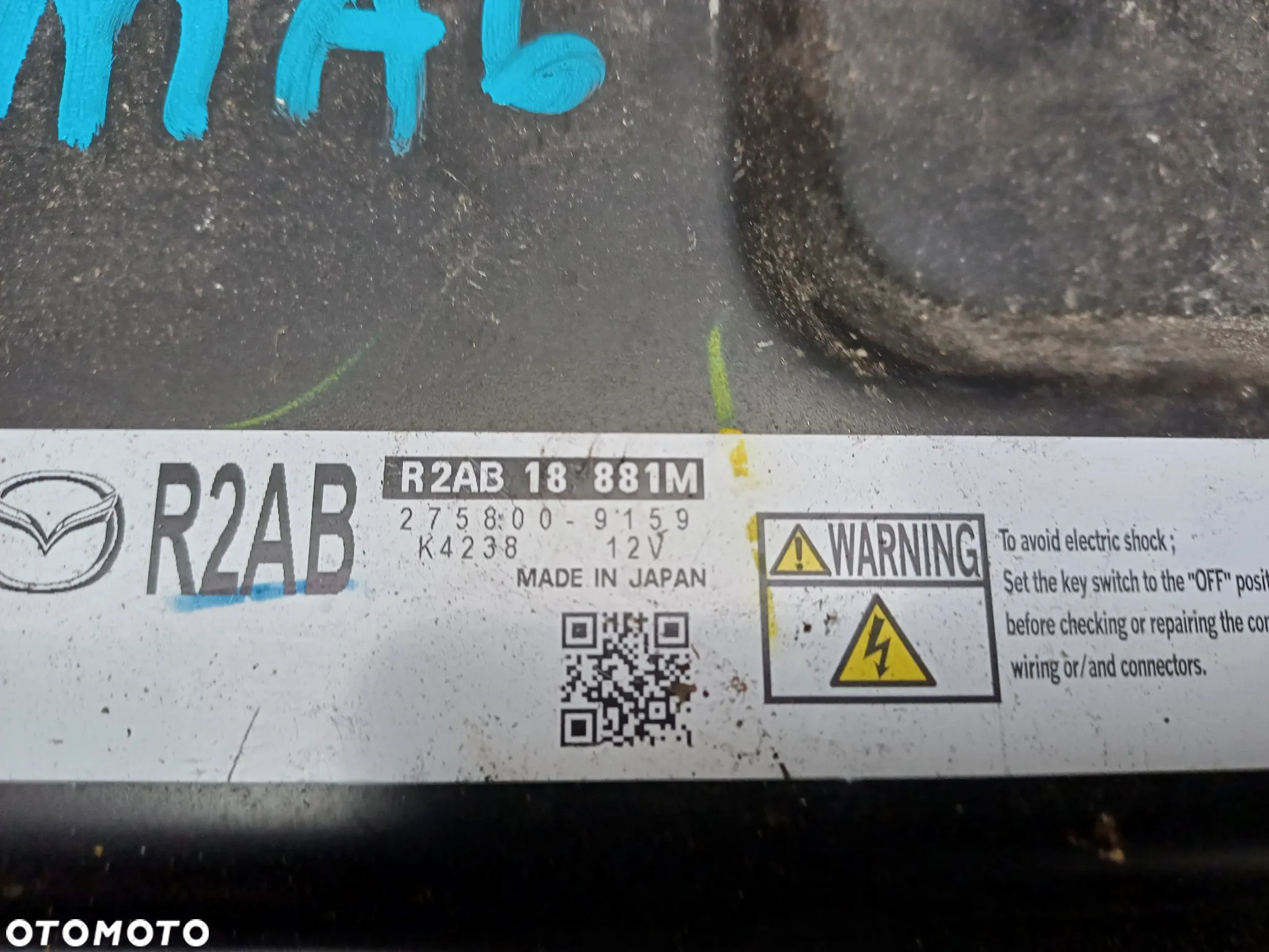 MAZDA 6 II GH 2.2D komputer sterownik silnika ECU R2AB18881M 275800-9159 - 3