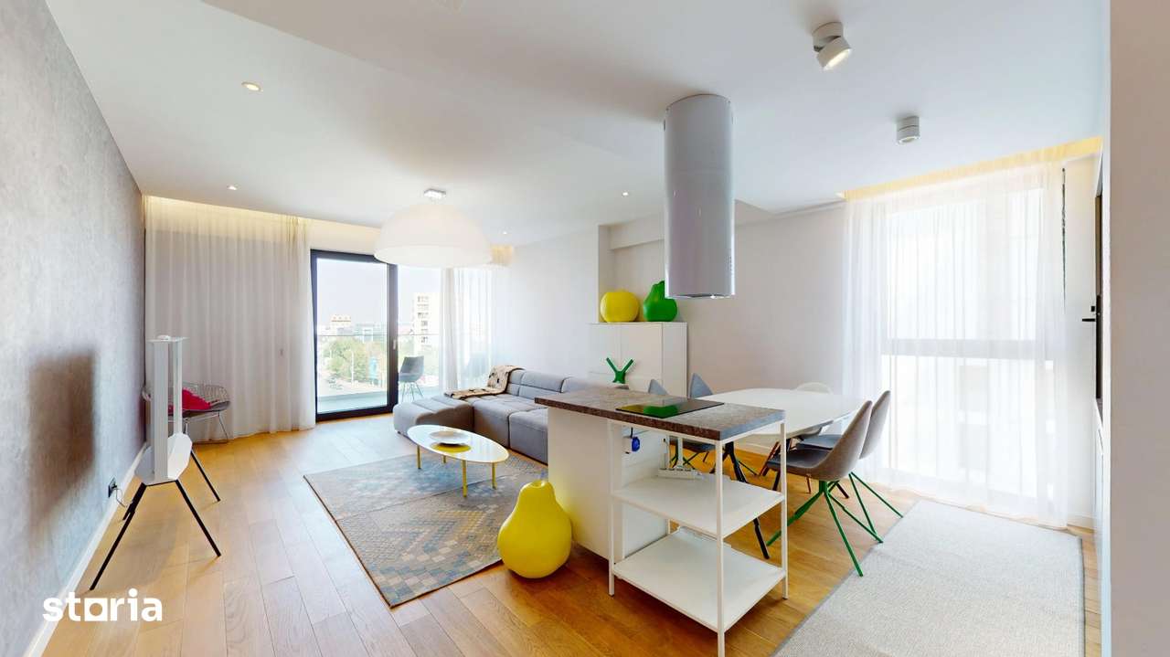 Apart 3 camere 130m2 + Loc Parcare Subteran | One Herastrau Tower | Pr — fotografia 3