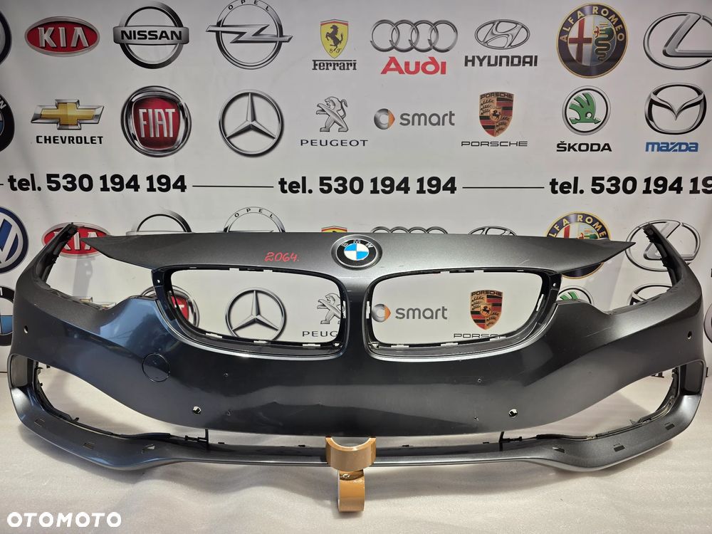 BMW F32 / F33 / F36 LIFT LUXURY 13- ZDERZAK PRZEDNI PRZÓD NA 4xPDC NR 51117294651 / 7294651 NR AUKCJI NZ2064 - 1