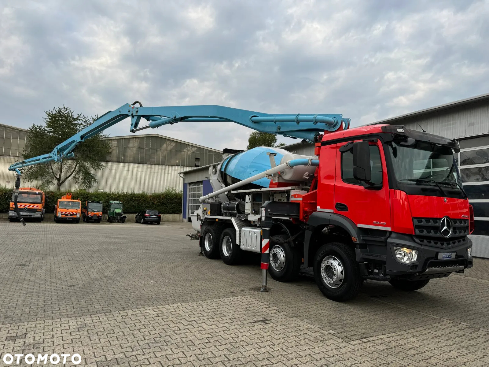 Mercedes-Benz Arocs 3243 8x4 EURO6 POMPOGRUSZKA PUTZMEISTER TMM 24-3 - 3