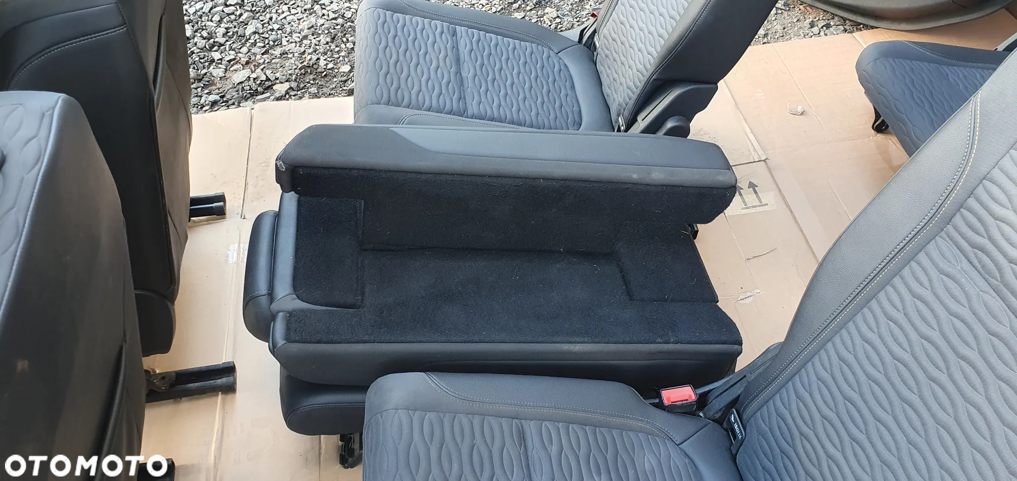 Fotele komplet kanapa pół skóra fotele boczki Opel Zafira C - 14