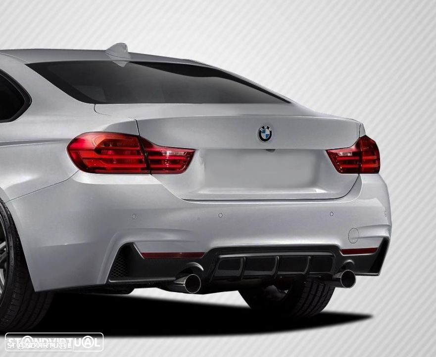 Difusor Traseiro BMW Série 4 F32 F33 F36 Look 435i M-Performance - 2