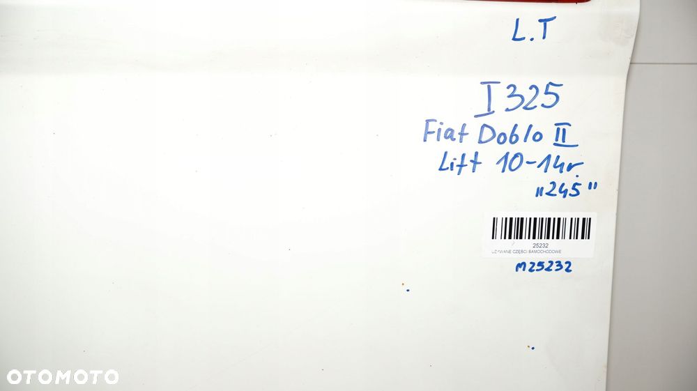 DRZWI LEWY TYŁ FIAT DOBLO II 10-14R 245 - 12
