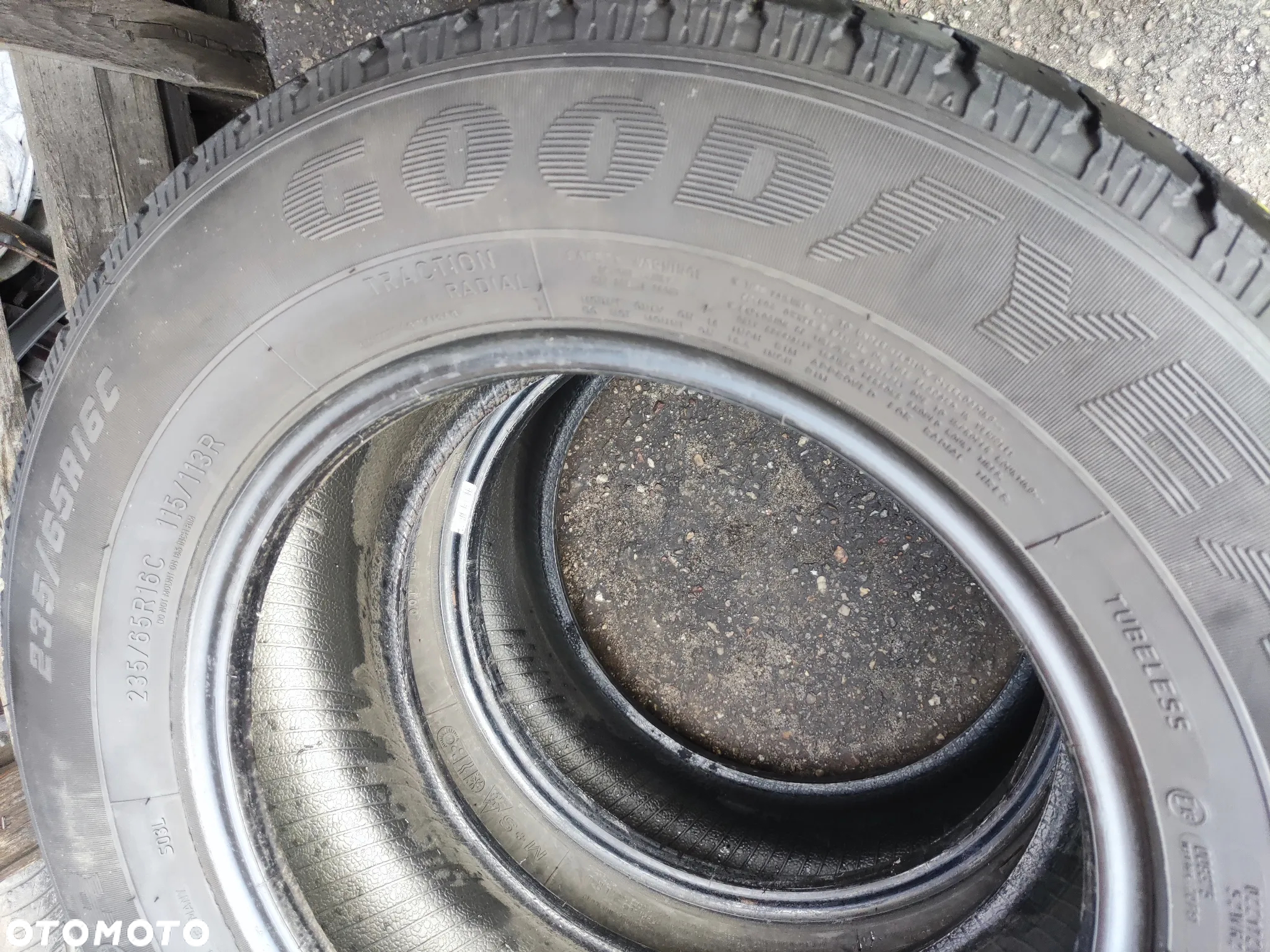 235/65R16C 115/113R 16 C 4x 4szt. Opony całoroczne Goodyear Cargo Vector 6mm Legnica ALU-RAD 235/65 - 9