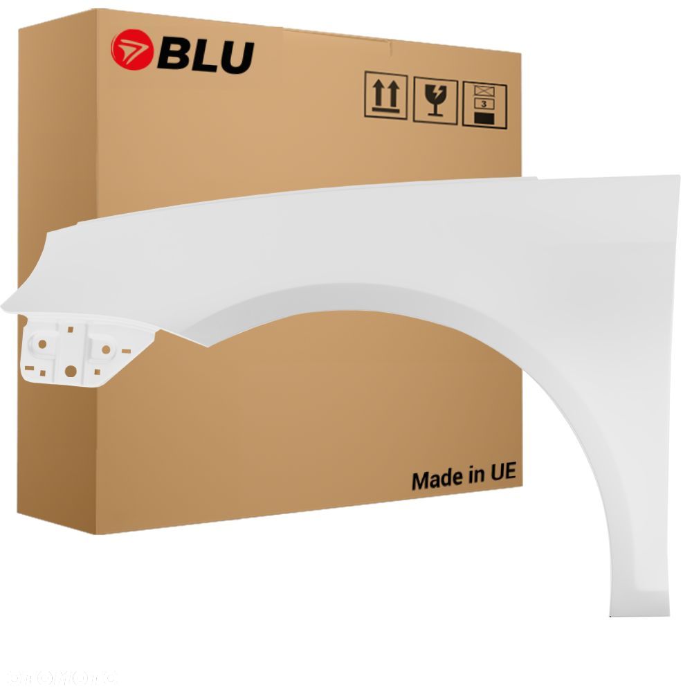 BLU Błotnik VW EOS LB9A lewy biały 06-15 przód CandyWeiss - 1