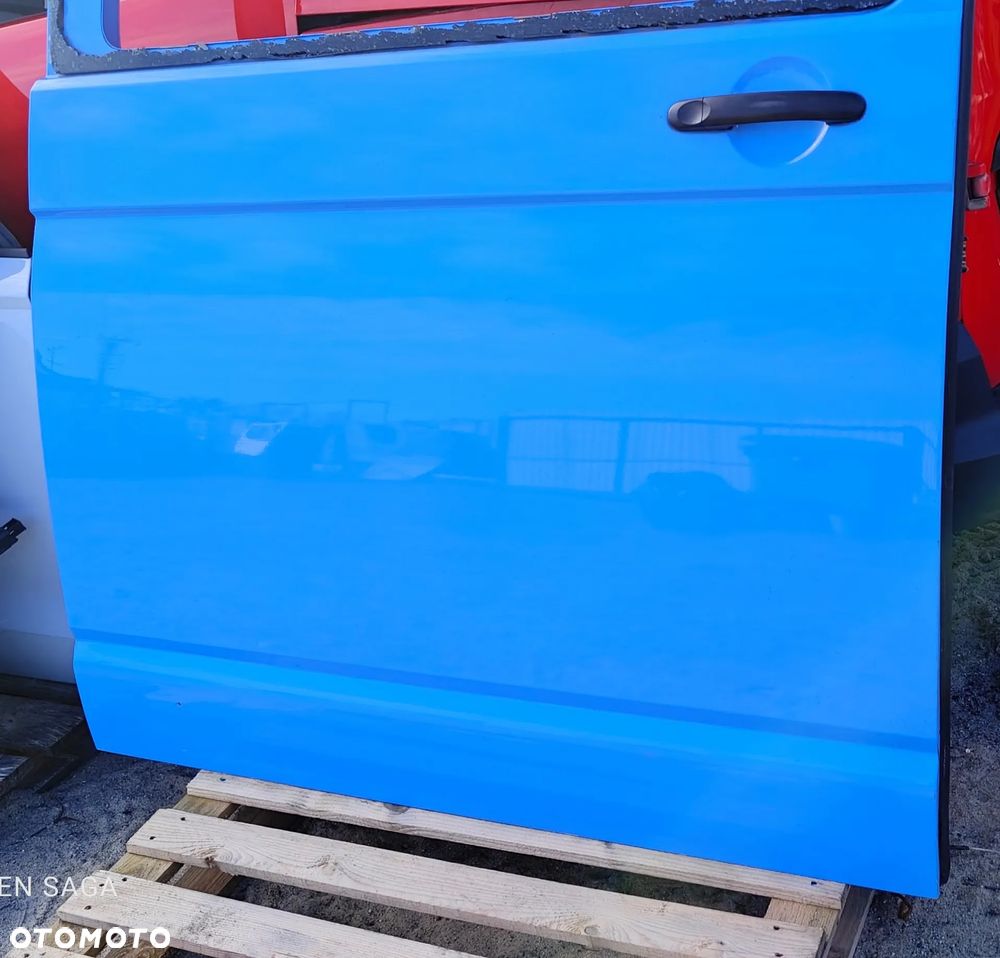 Drzwi Boczne Przesuwne Prawe BŁĘKITNE Volkswagen T5 Transporter Lift - 2