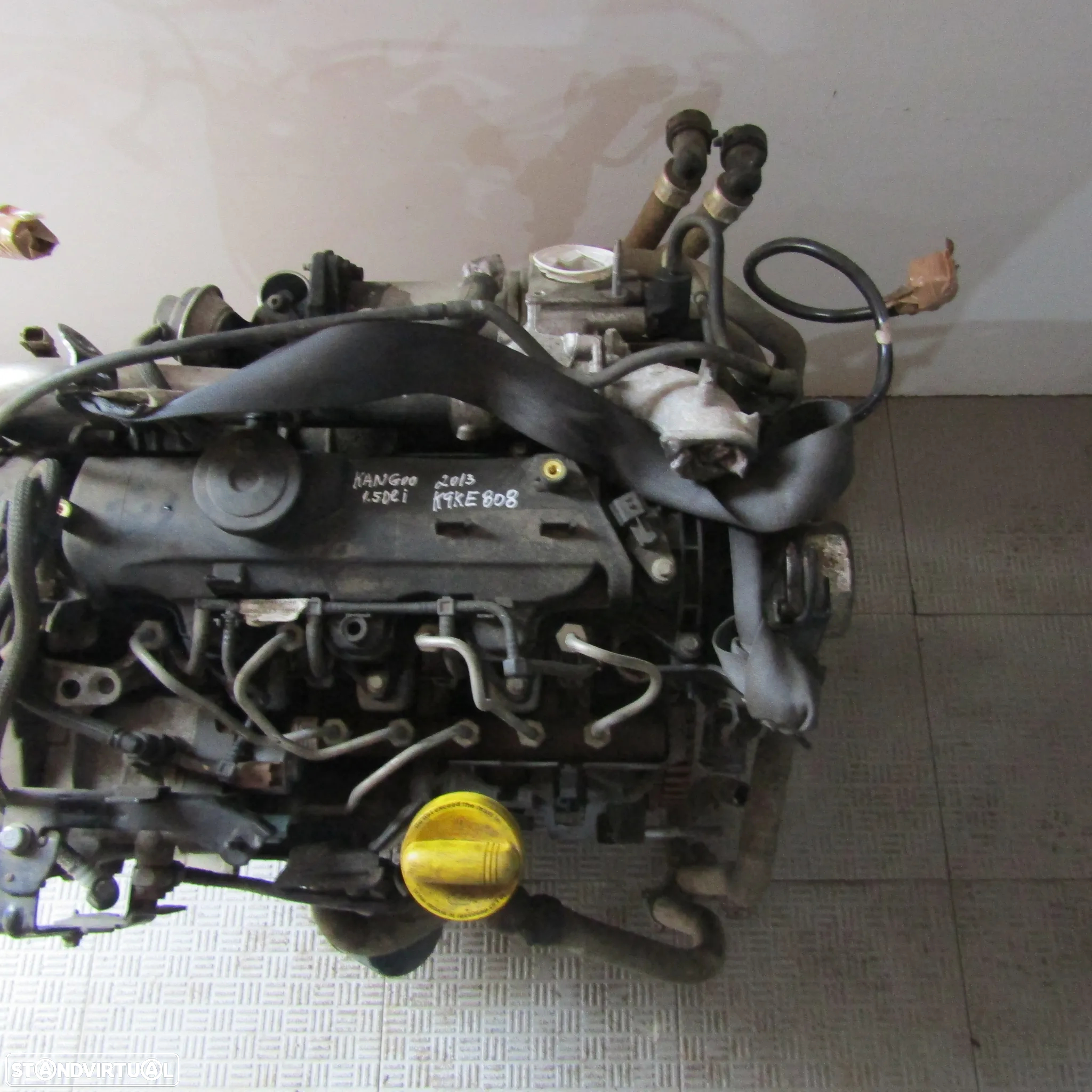 Motor Renault 1.5 Dci com referencia K9K808 - 7