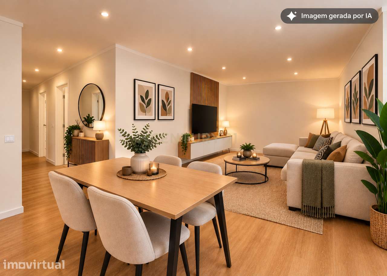 Apartamento 3 assoalhadas, remodelado com acabamentos de charme, situa