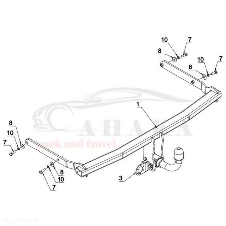 Hak Holowniczy Automat Do Mazda 6 Gh Kombi 2008-2013 - 3