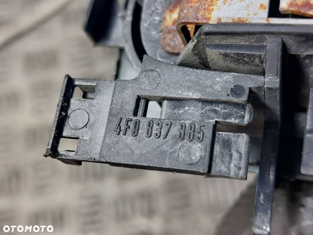 KLAMKA ZEWNĘTRZNA DRZWI LEWY PRZÓD AUDI A6 C6 LY5K 4F0837885 - 4
