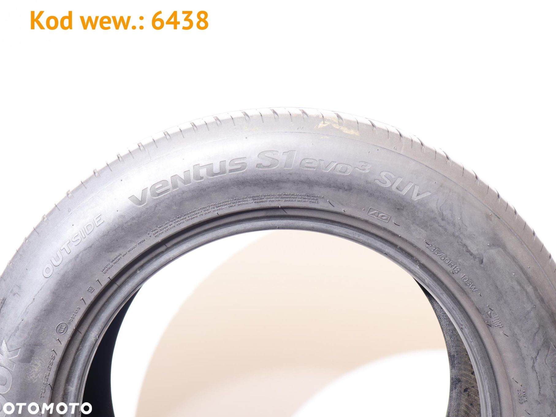 Hankook Ventus S1 evo3 SUV - 235/60 R18 - 5