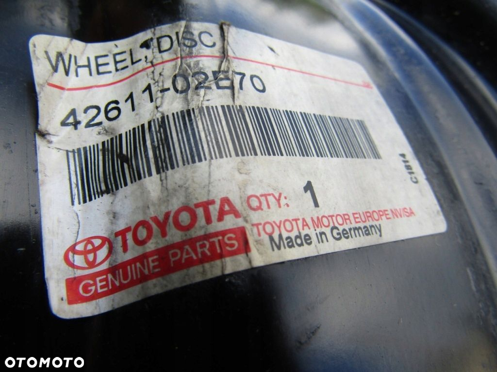 4x Felgi 16 Felgi Toyota Auris Avensis II Corolla Verso RAV4 6,5j 5x114,3 ET45 / czujniki TPMS - 14