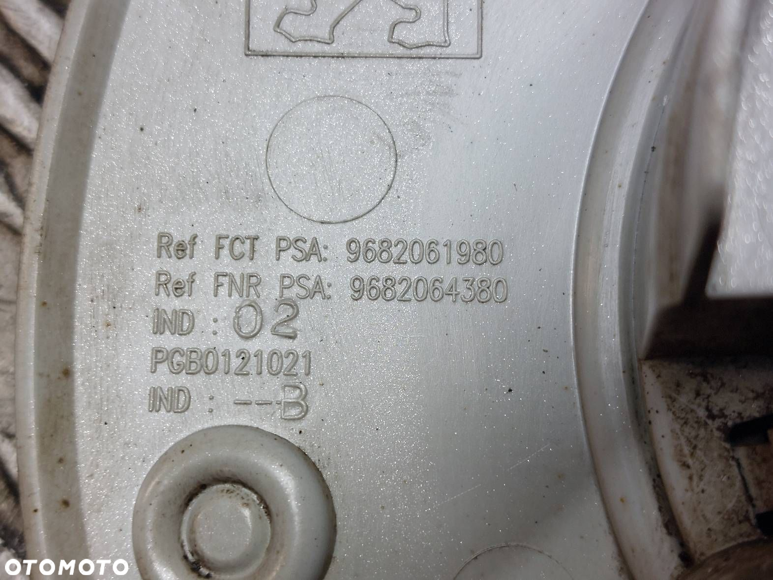 DEKIELEK KOŁPAK FELGI KOMPLET CITROEN 9682061980 - 3