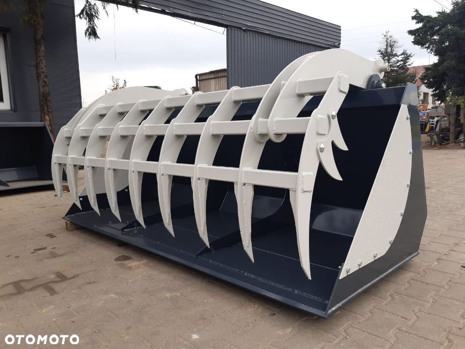 Łyżko krokodyl, ząb palony, 220 cm, mocowanie euro, Case, Bobcat, Weidemann, Schaffer - 3