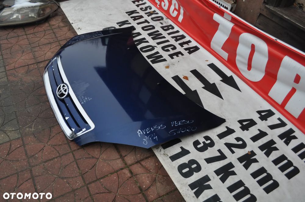 toyota avensis verso maska kolor 8P4 nr 51020 WYSYŁKA - 3