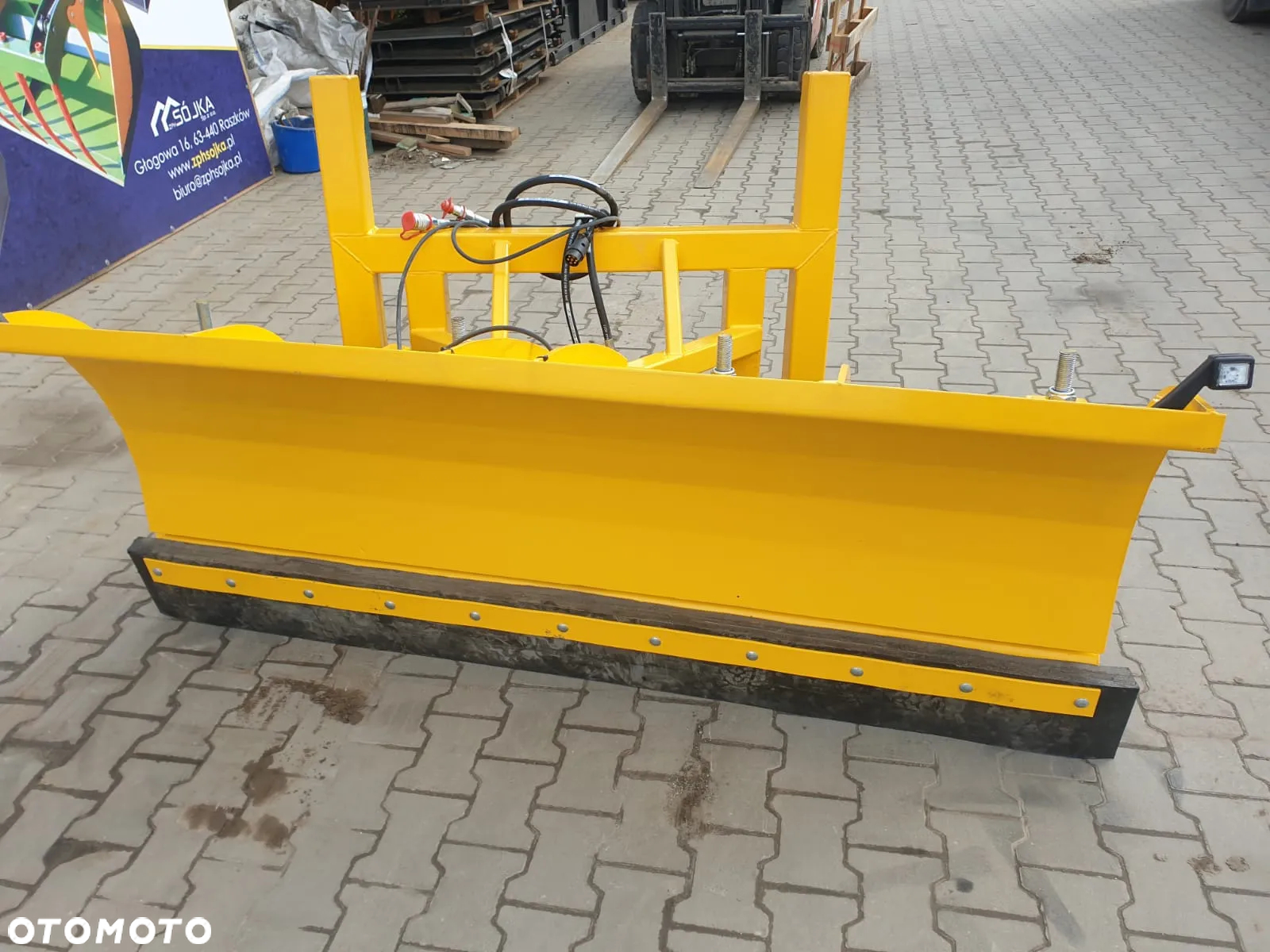 Pług na sprężynach 300 cm do ładowarki Kramer, Schaffer, New Holland, Dieci, CAT, Case, JCB, Merlo - 3