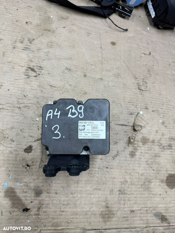 Pompa si calculator ABS pentru AUDI A4 B9 ,A5 ,S4 ,S5 an 2016-2019 cod 8W0907379G si 8W0907379J - 1