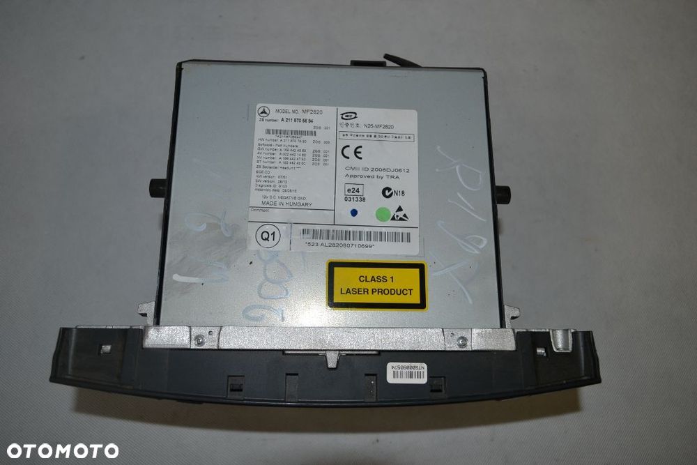 R197 RADIO SAMOCHODOWE NAWIGACJA MERCEDES W211 2118705894 - 3