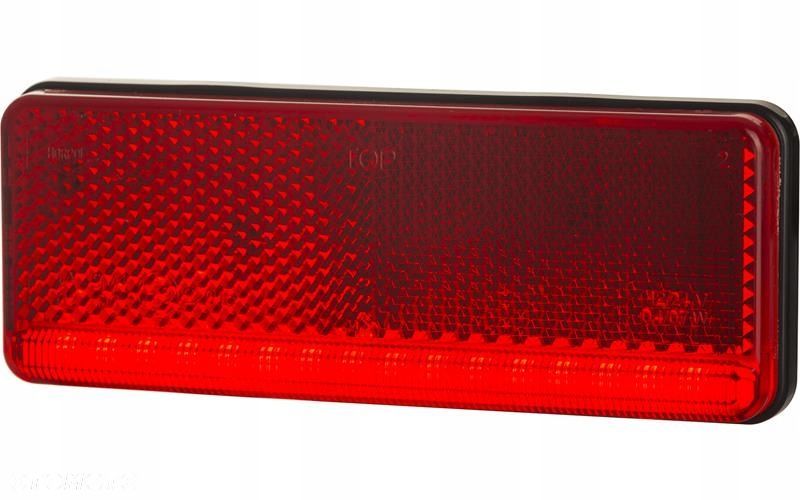 lampa obrysowa led tył czerwona 12/24v - 1
