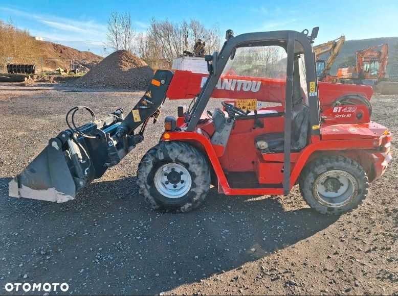 Manitou MT 420, ładowarka teleskopowa, ładowarka kołowa, ROK 2007 - 8