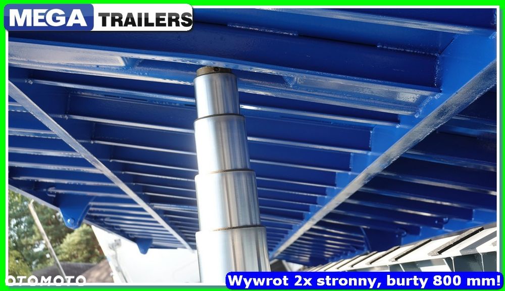 Inny Platforma / Wywrotka 2 strona, 12,60 m, burta 800 mm! - 12