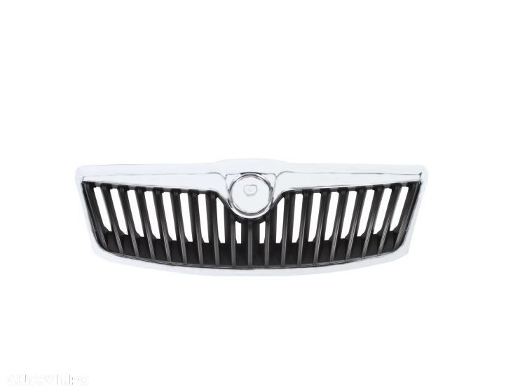 Grila radiator Skoda Octavia II (1Z3/1Z5), 10.2008-12.2013, fata, complet - 1