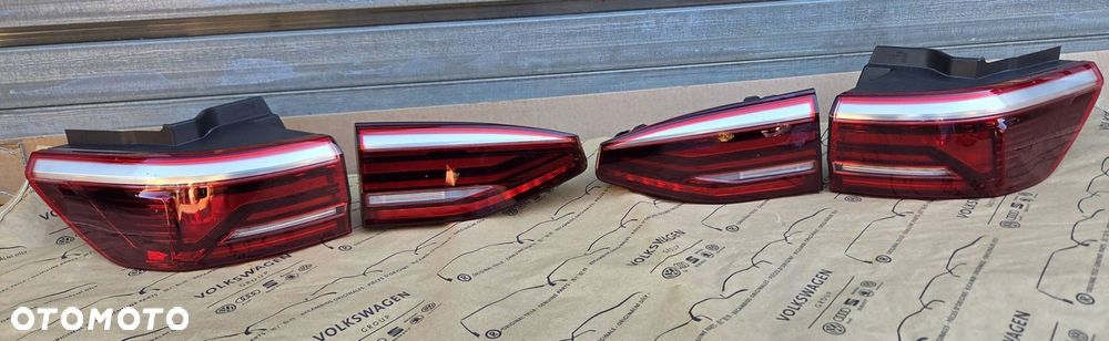 volkswagen multivan transporter t7 tył lampa tylna lampy komplet eu - 1
