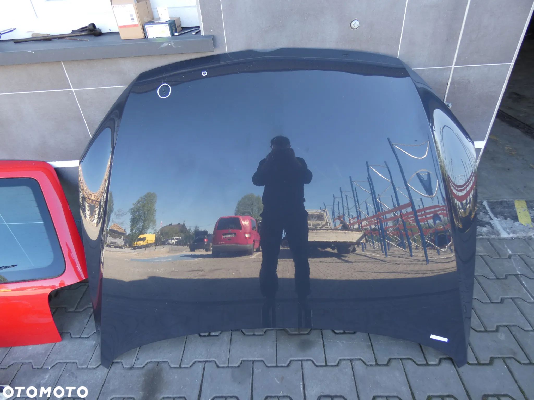 VW PASSAT B7 MASKA PRZÓD PRZEDNIA POKRYWA SILNIKA SZARA LI7F GORLICE - 1