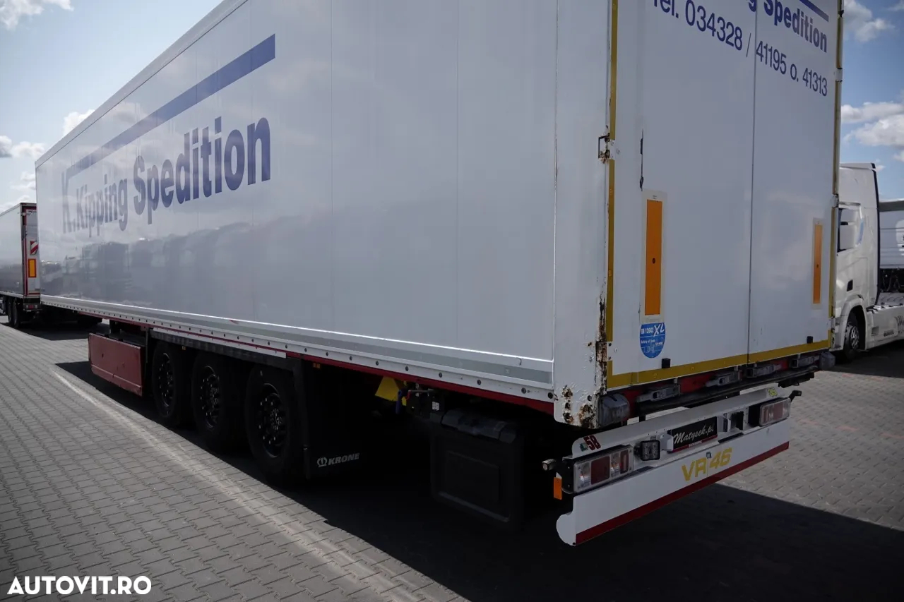 Krone CONTAINER / KOFFER / DOPPELSTOCK / COȘ PENTRU PALEȚI / AXĂ RIDICATĂ / IMPORTAT DIN GERMANIA - 11