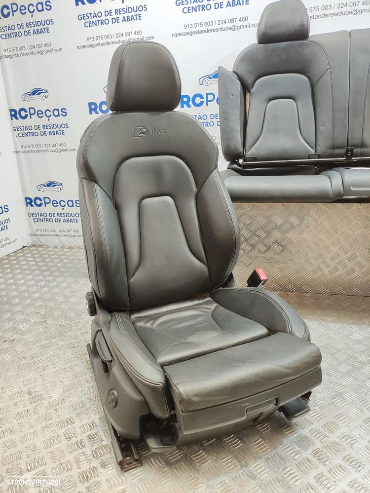 Conjunto Bancos Originais Pele Audi A5 8T S-Line Cabrio - 7