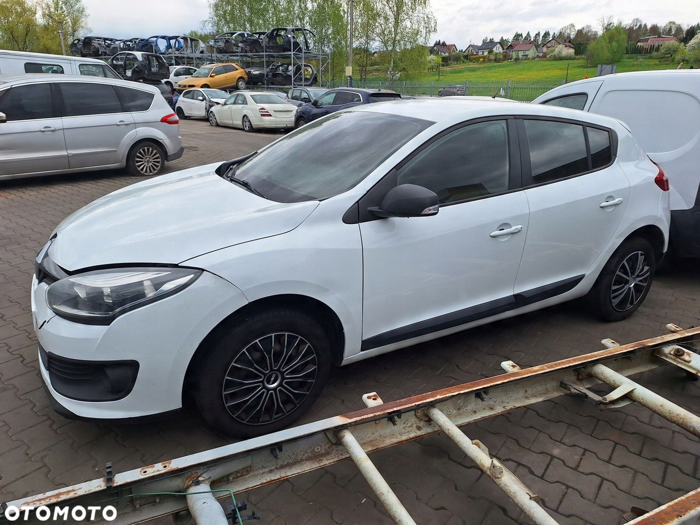 RENAULT MEGANE 3 III LIFT 08-15 KOMBI  HB 5D CZARNE LUSTERKO PRAWE 7-PIN - 3