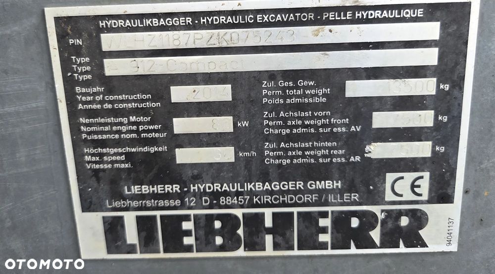 Liebherr A912 Compact / z Niemiec / 3 Łyżki / - 8
