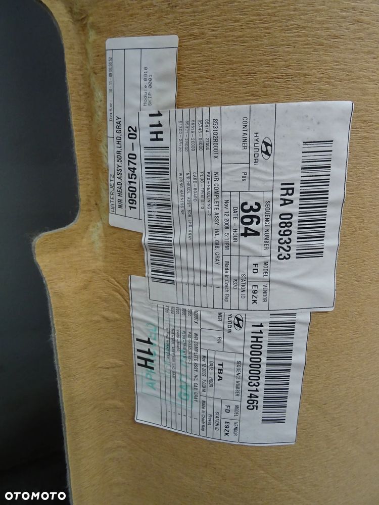 PODSUFITKA PODSUFITÓWKA HYUNDAI i30 5D HB NR291 - 10