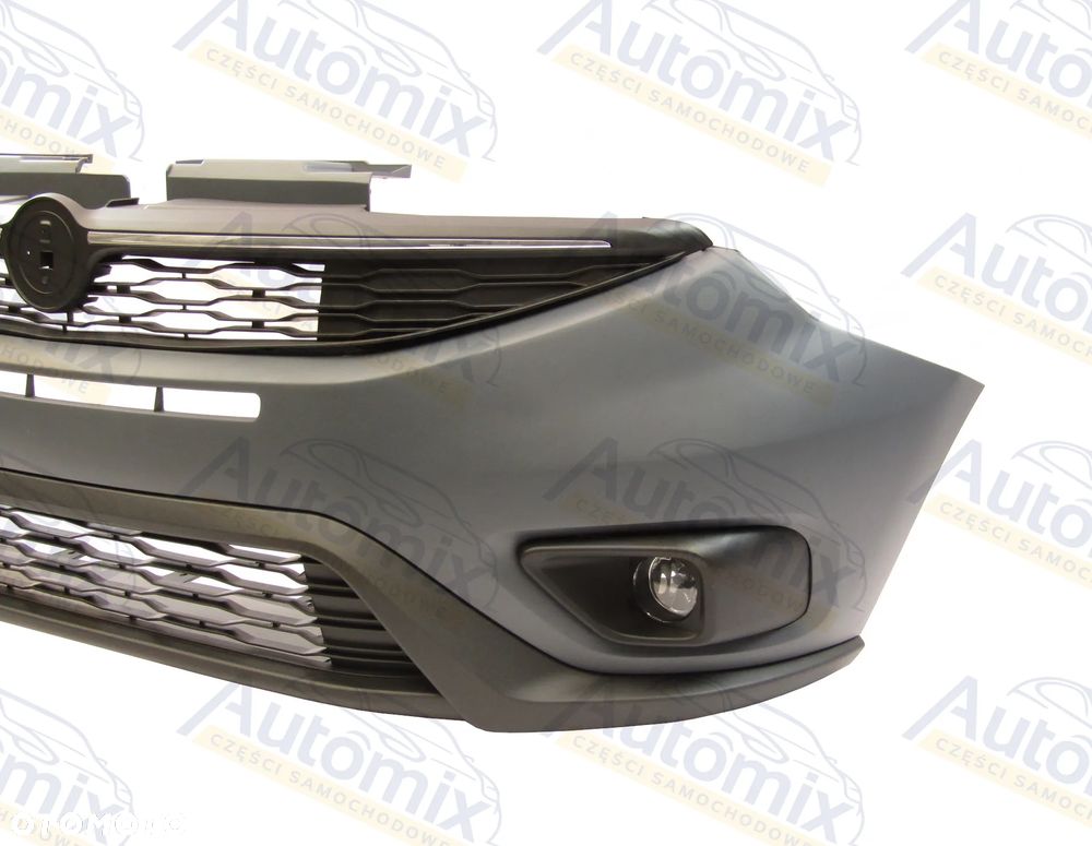 Zderzak przedni Fiat Doblo 15 - 24 + Atrapa + kratki + halogeny Komplet ! - 12