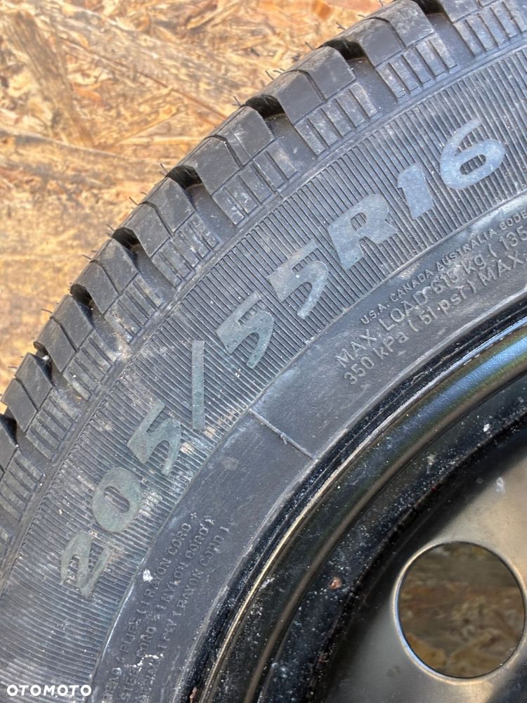 VW 5X100 ET42  R16 FI57,1 205/55 R16  KOŁO DOJAZDOWE 61/2JX16H2 - 7