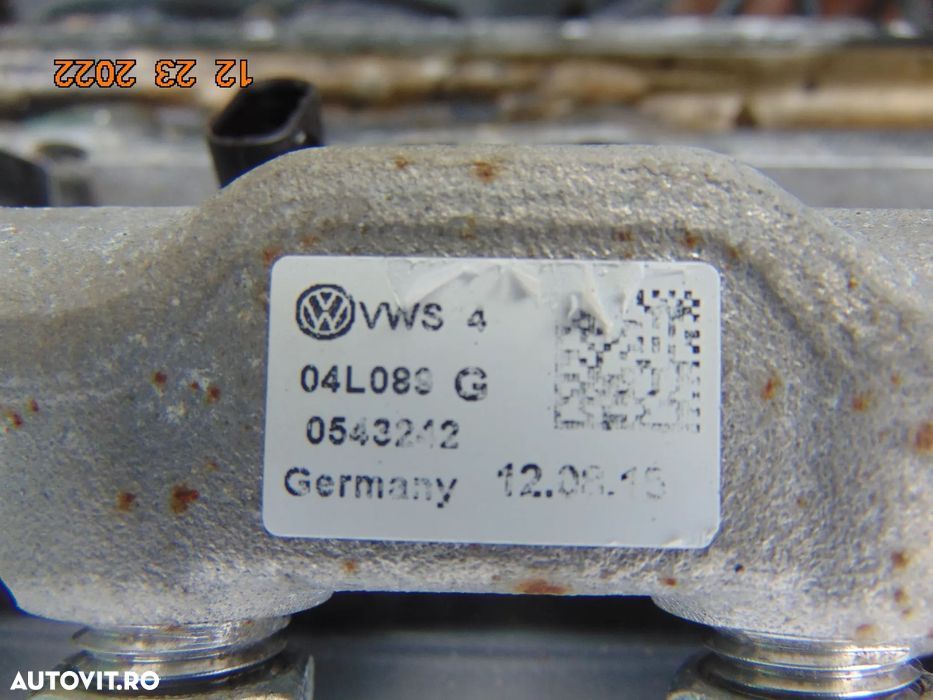 Rampa injectoare Audi 2.0 euro 6 A4 b9 A6 c7 A5 q5 2.0 cnh skoda super - 3