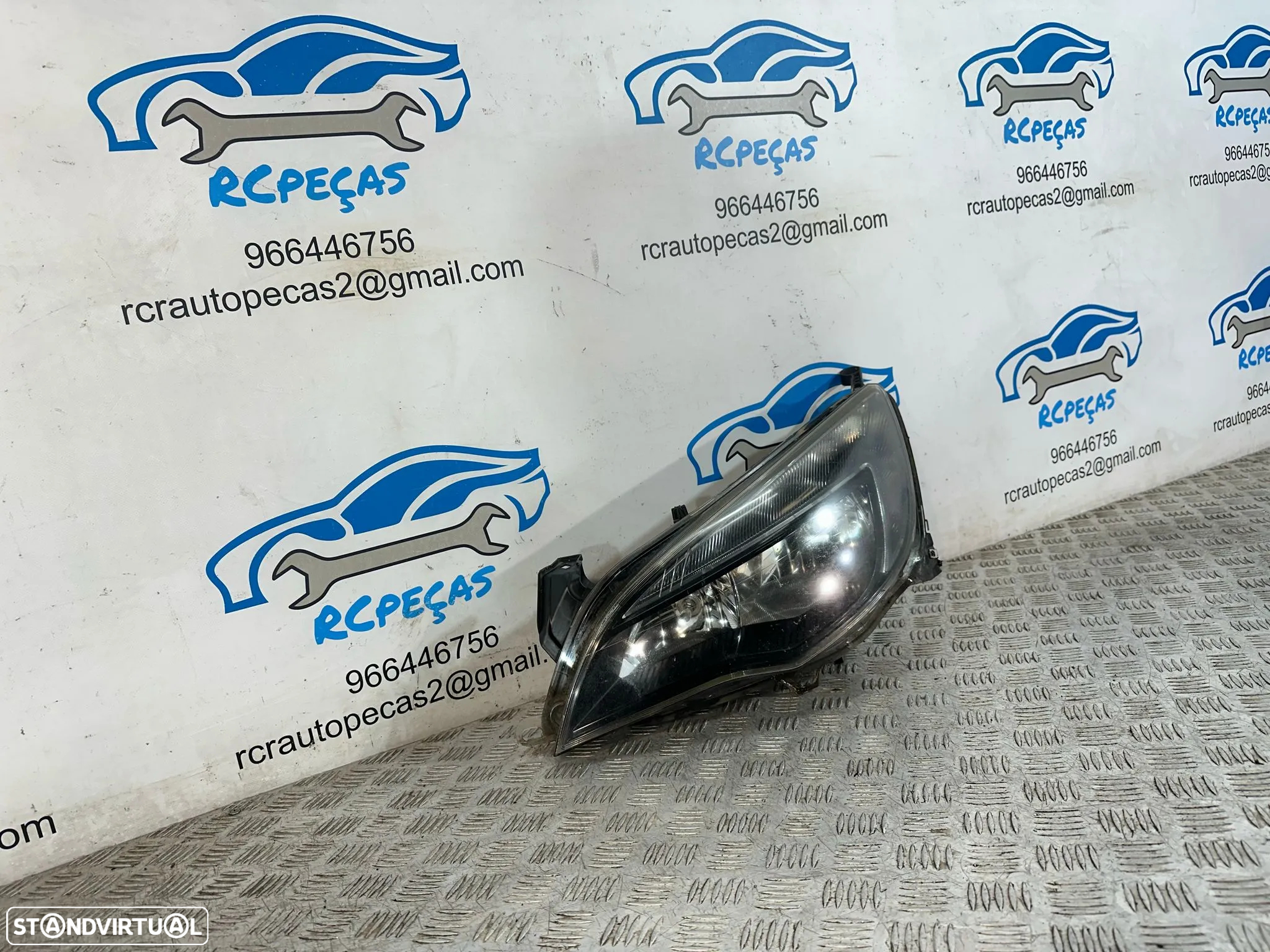 .Conjunto Oticas Farois Frontal Frente Esquerda Direita Halogenio Original GM Opel Astra J 1LG010011-17 1LG010011-18 - 12
