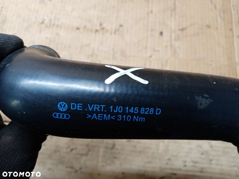 Przewód wąż rura intercoolera VW Golf IV 4 1.9 TDI 1J0145828D - 6