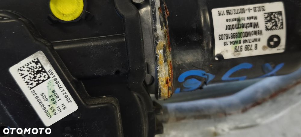 BMW X5 G05 20r MECHANIZM WYCIERACZEK 9880517 8739979 - 2