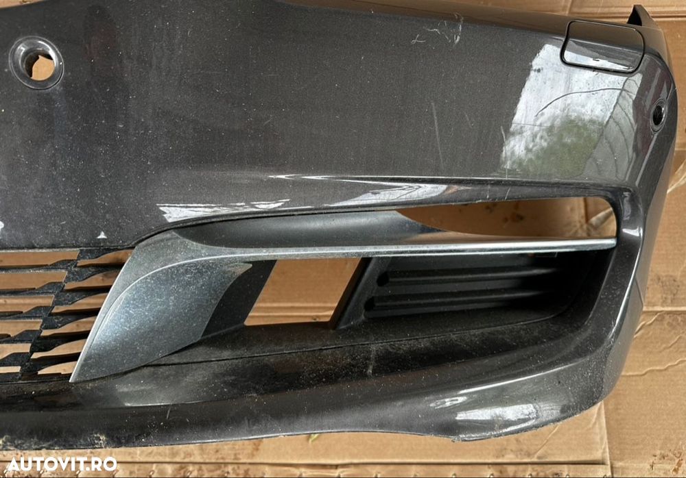bara spoiler fata bmw F06 F12 f13 LCI Facelift cu găuri pt senzori pdc parcare bara conține grile și elementele cromate - 4