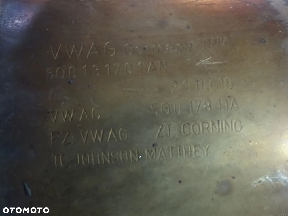 5Q0131701AN 5Q0178HA 5Q0131723A katalizator 2.0 TSI DKZ Audi Seat VW Skoda czesci - 2