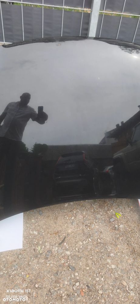 Maska przednia Passat B6 L041 pokrywa silnika wszystkie części Passat b6 kombi czarna - 4