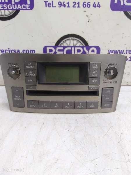 SISTEMA DE ÁUDIO RÁDIO CD TOYOTA AVENSIS BERLINA T25 - 1