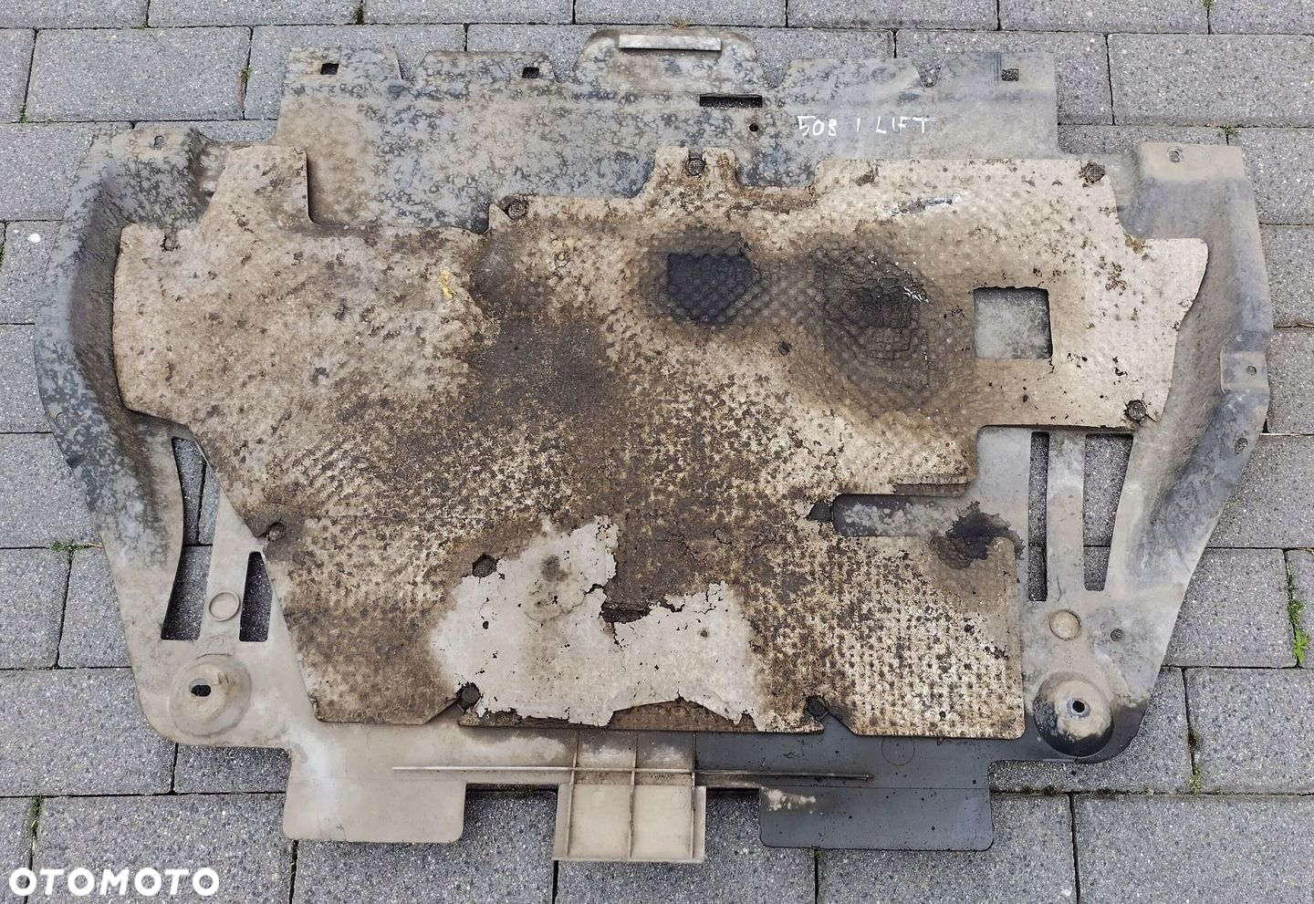 PEUGEOT 508 1 I LIFT 15-18 OSŁONA DOLNA SILNIKA PŁYTA PODŁOGA 9807474080 - 4