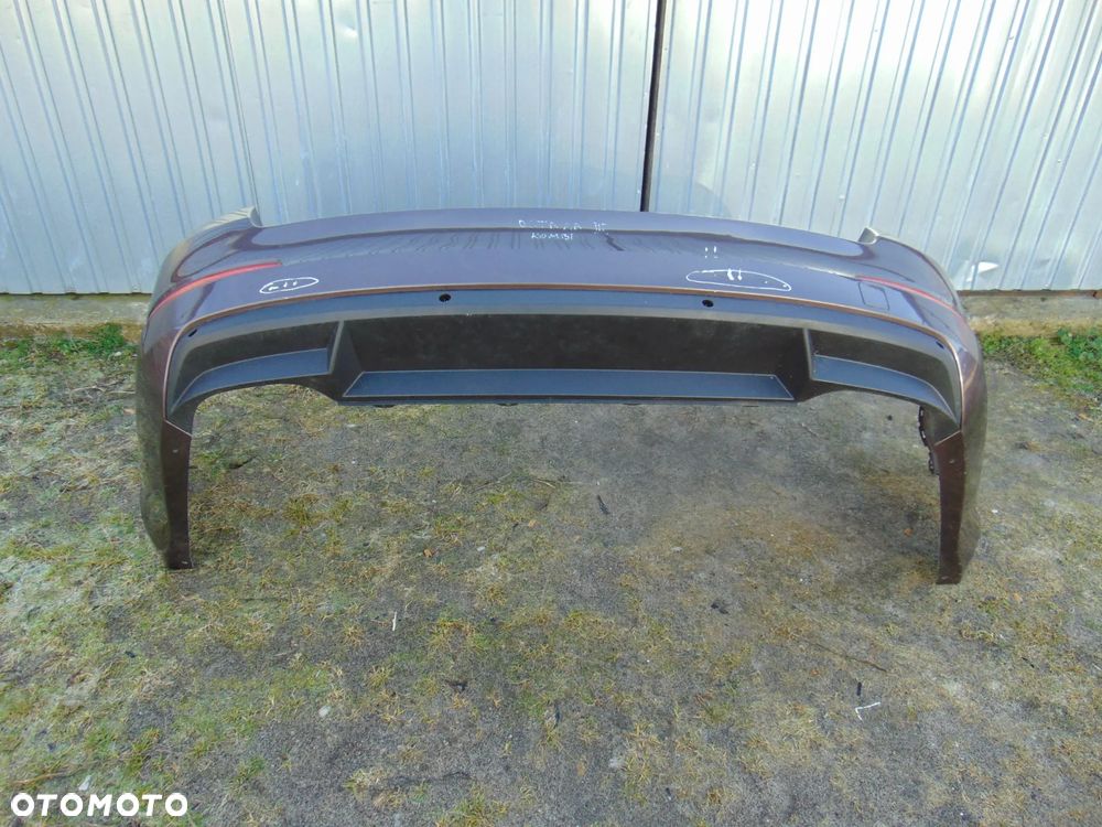 ORYGINAŁ zderzak tylny tył 5E9807421 5E9 Skoda Octavia 3 III kombi 13-17r - 8