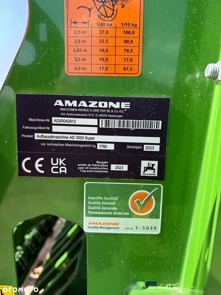 Amazone AD 3000 KE 3002 - 6