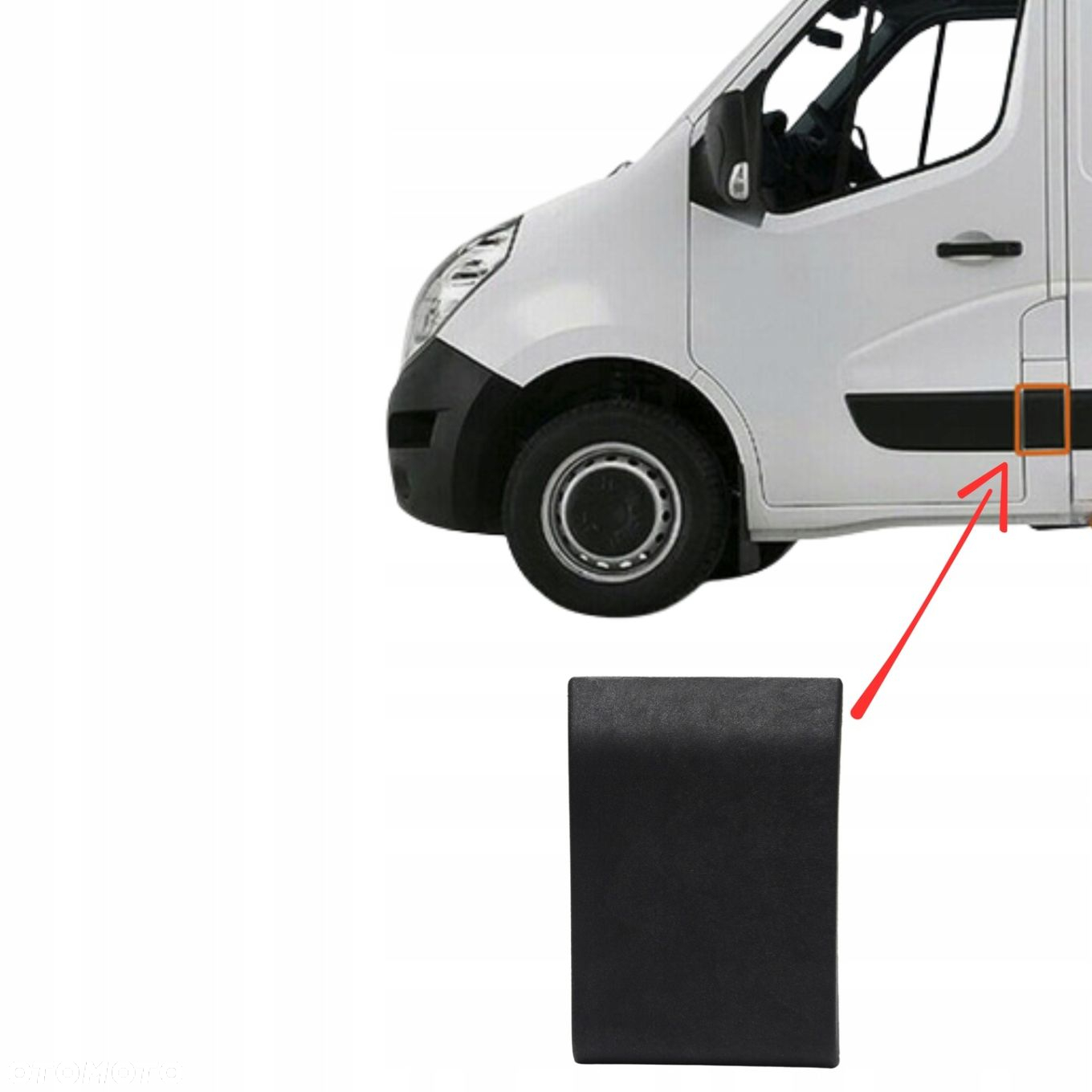 LISTWA BOCZNA LEWA słupek MASTER III 3 MOVANO B 2010 - - 3
