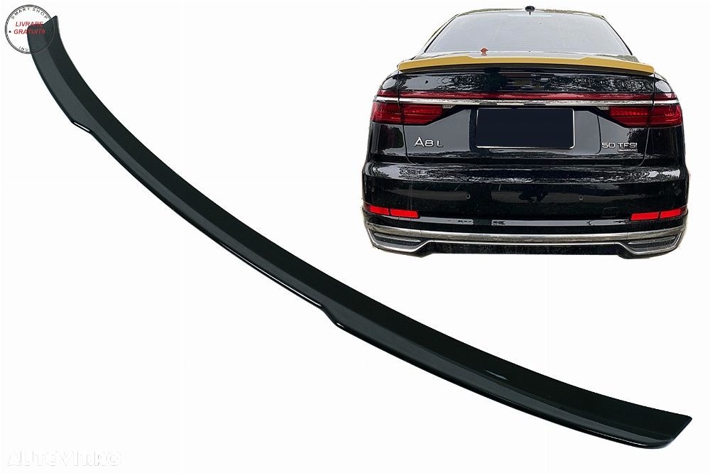 Eleron Portbagaj Audi A8 D5 4N Sedan (2018-2022) Negru Lucios- livrare gratuita - 1