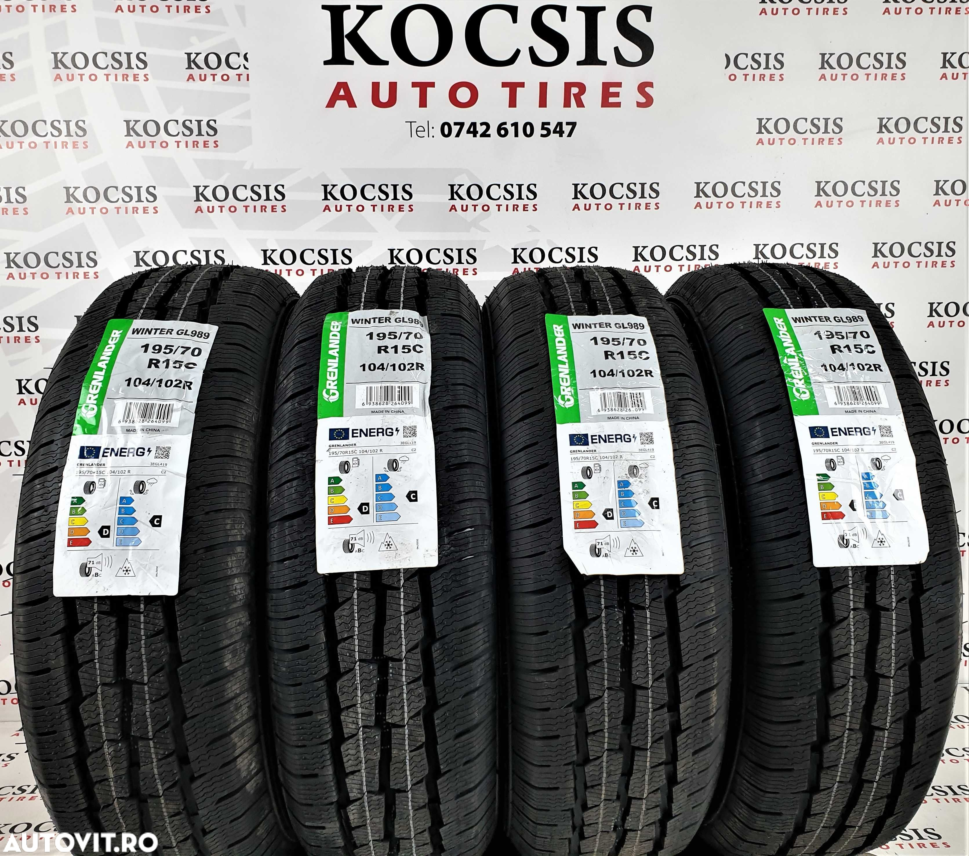 Anvelope noi iarna m+s 195 70 15C Grenlander 104/102R - 3